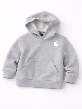 Carhartt Kids Heather Gray Logo Hooded Pullover